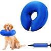 Lixiluxia Collare Gonfiabile Cane, Collari Protettivo per Animali, Leccatura Anti-Morso Collari Protettivi, Ciambella Cane Collare per Il Recupero di Animali Domestici da Interventi Chirurgici(Blue M)