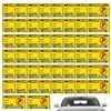 Generico Carte di parcheggio errate, adesivi per parcheggio errati - Carte di parcheggio con carte scherzo - 50 biglietti da visita, biglietti per il parcheggio, appunti sul parcheggio errati, scherzi, calze d