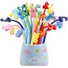 Yoosso 30 Pezzi Penne Gel Dinosauro Mini Con Testa Oscillante, 0,5 Mm | Set Multicolore In Silicone, Punta Fine, Impugnatura Antiscivolo, Idee Regalo E Premi Per Scuola, Feste E Compleanni