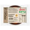 Love Keto Focaccia Proteica Low Carb alle Olive Nere 60 Grammi 1 Pezzo