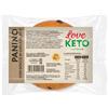 Love Keto Panino Proteico Low Carb con Gocce di Cioccolato 50 Grammi 1 Pezzo