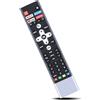 MOVHEIYL Telecomando vocale di ricambio per Metz TV MOC9001 MUC8001 MUC7001 MUC7111 MUC6000 N030107-001354-001 N030107001354001