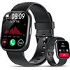Cillso Smartwatch Uomo Donna con Alexa, 1.83 Orologio Smart Watch con Chiamate Bluetooth, Frequenza Cardiaca/Sonno/Contapassi, 110+Modalità Sportive Orologio Fitness con Impermeabile IP68 per Android iOS
