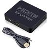 CHICHIYANG Splitter HDMI 1 In 2 Out 1080P 1X2 HDCP Stripper Amplificatore di Potenza 3D 4K HD HDMI Splitter Switcher