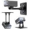 Haweah Supporto per proiettore 3-in-1, adatto per soffitto, muro e tavolo, supporto murale girevole a 360°, regolabile a più angoli, compatibile con filettatura 1/4 di pollice