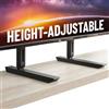 ECHOGEAR - Supporto universale grande per TV fino a 77 - Supporto di ricambio regolabile in altezza, non oscilla, funziona con qualsiasi TV - Design piatto compatibile con sistemi Soundbar