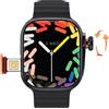 Generic Orologio intelligente 4G con slot per scheda SIM, orologio intelligente autonomo con display HD da 2,2 pollici, fotocamera rotante a 180° per videochiamate, chiamate WiFi, riconoscimento facciale