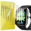 Blueshaweu Compatibile con protezione schermo per Blackview R50 Smartwatch, [6 Pack] Full Coverage TPU Clear Film Compatibile Blackview R50 1.85 Pollici Fitness Tracker 2024 (6 Packs)