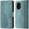 CaseGla Cover per Honor 200 Pro custodia portafoglio Verde nebbia | Blocco RFID, 3 scomparti carte, 1 tasca banconote, Chiusura magnetica, Supporto, Pelle PU flip cover per Honor 200 Pro