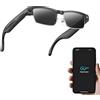 SINOTE'CA AI Smart Glasses con Telecamera 8MP, Occhiali Intelligenti Bluetooth, Occhiali da Sole con Videocamera Integrata, Traduzione in Tempo Reale, Musica Open-Ear, Microfono Dual Noise Reduction