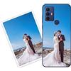 Sunrive Personalizzate Cover compatibile con TCL 30 SE/TCL 305 personalizzabile con Foto Testi Frase Logo Disegni e Grafiche Personalizzata, assorbimento degli urti morbido TPU trasparente