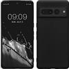 kwmobile Custodia Compatibile con Google Pixel 7 Pro Cover - Back Case per Smartphone in Silicone TPU - Protezione Gommata - nero