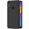 AICEK Cover per Honor 8A / Huawei Y6 2019, Cover Honor 8A Nero Silicone Case Molle di TPU Sottile Custodia per Honor 8A (6.09 Pollici)