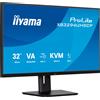 iiyama ProLite XB3294UHSCP-B1 Monitor PC 80 cm (31.5") 3840 x 2160 Pixel 4K Ultra HD Nero, Monitor LED - XB3294UHSCP-B1