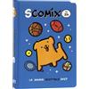 COMIX Scomix by Sio - Agenda Giornaliera 16 Mesi, Diario 2026-2027 per Scuola Elementare e Media, con Copertina Rigida e Colorata, 512 Pagine a Colori, per Bambini e Ragazzi, 12x16.5 cm
