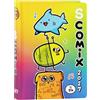 COMIX Scomix by Sio - Agenda Giornaliera 16 Mesi, Diario 2026-2027 per Scuola Elementare e Media, con Copertina Rigida e Colorata, 512 Pagine a Colori, per Bambini e Ragazzi, 12x16.5 cm