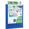 Viquel - Protegge documenti 80 foto (40 tasche, porta vista personalizzabile - Rilegatura in plastica formato A4 - Made in France - Blu