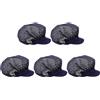 TOGEVAL Cappello da Chef Unisex in Cotone, Traspirante e Facile da Pulire, 5 Pezzi, per Cucina e Ristorazione, Impiego Professionale