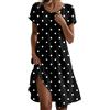 RYTEJFES Abiti Donna Estivi Abiti Estivi Donna Eleganti Vestito Bianco Estivo Ragazza Nero Corto Abito Canotta Cotone Elegante Vestiti Spiaggia Curvy Da Mare Floreale Xxl Maniche Corte Summer Dresses for