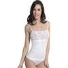 Marta Marzotto Confezione da 2 Pezzi Maglia Donna Spalla Stretta O Spalla Stretta A V in Filo di Scozia con Inserto in Pizzo - Anche Taglie CALIBRATE - Prodotto Made in Italy