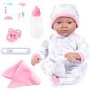 Bayer Design 93827AB bambola reborn, reale, bambolotti, neonata, come vere, coperta, ciuccio, biberon