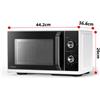 Toshiba MW3-MM20PF(WH) forno a microonde Bianco Solo microonde Superficie piana 20 L 800 W"