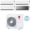 Lg Climatizzatore Condizionatore LG Dualcool Deluxe + Artcool Mirror AI AIR R32 Wifi Quadri Split inverter 9000 + 9000 + 9000 + 12000 BTU con U.E. MU5R30 Classe A++/A+ NOVITÀ