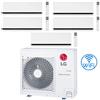 Lg Climatizzatore Condizionatore LG Dualcool Deluxe R32 Wifi Penta Split Dual Inverter 9000 + 9000 + 9000 + 9000 + 9000 BTU con U.E. MU5R30 NOVITÁ Classe A++/A+
