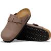 Birkenstock Sabot Boston TEX Birko-Flor Nubuck Mocca Calz. S Unisex