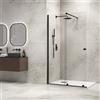 KAMALU Box walk in scorrevole 170 cm finitura nera | KNM4000W-N