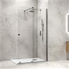 KAMALU Parete walk in con anta scorrevole 150 cm finitura cromo | KNM4000W-C