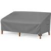 Vailge Copridivano da patio, 85 x 37 x 35 cm, grigio