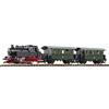 Piko 37125 - G Starter Set BR 80 con 2 autovetture Dr Epoca III (tra Cui Sound + Vapore)