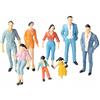 SunaOmni Mini Persone Figure 1:87 Dipinto in Piedi Posa Scala Ho per Il Modello del Treno Persone in Piedi Modello del Treno Accessori Scene in Miniatura Casa delle Bambole 24 Pz