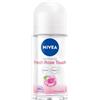 Beiersdorf NIVEA Fresh Rose Touch Deo Roll-On (50 ml), antitraspirante senza alcool con protezione 48 ore, deodorante con esclusiva formula INFINIFRESH