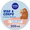 NIVEA (BEIERSDORF SpA) Nivea Baby Viso & Corpo Crema Soffice 200 ml, Crema bambini corpo e viso idratante e nutriente