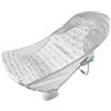 Ingenuity, Summer FoldAway 2-Position Bagnetto, seggiolino da bagno per bambini regolabile a 2 posizioni per lavandino o vasca da bagno, età 0-6 mesi, fino a 9 kg, Grigio