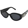 Marc Jacobs Marc 694/G/S 80S/2K | Occhiali da Sole Graduati o Non Graduati | Prova Online | Plastica | Cat Eye, Ovali / Ellittici | Nero, Bianco | Adrialenti