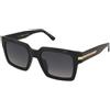 Dsquared2 D2 0161/G/S 807/9O | Occhiali da Sole Graduati o Non Graduati | Plastica | Quadrati | Nero | Adrialenti