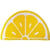 SMELEYOU Matro da bagno di limone 18x26 Accogliente tappeto limone a mezzo round Acqua-assorbente tappeto da porto ad asciugatura rapida