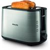 Philips HD2650/90 - Tostapane in acciaio INOX (950 W, 8 livelli di doratura, scalda panini, scongelamento e riscaldamento, pulsante di stop, funzione lift)