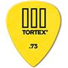 Jim Dunlop Dunlop Tortex T3 - Punta Affilata Per Chitarra Confezione Da 72 .73 Mm