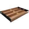 blum AMBIA-LINE portaposate | organizer cassetto premium per cucine e mobili moderni | protegge, ordina e organizza posate con chiarezza | con piedini antiscivolo | 47×30×5 cm | Noce Tennessee