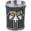 Nemesis Now B4683N9 Metallica-Master of Puppets Bicchierino da liquore, 7 cm, in resina con inserto in acciaio inox, nero