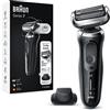 BRAUN Rasoio elettrico BRAUN Series 7 71-N1200S, con testina flessibile a 360°, Tecnologia AutoSense, Batteria Li-Ion di lunga durata