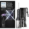 Philips Sonicare Irrigatore Orale Power Flosser 3000 cordless - Per denti e gengive - Nero (modello HX3806/33)