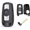 Lizbn 3 Pulsanti B-W Chiave Auto Telecomando Ricambio Guscio Chiave | Per B M W Series 1 3 5 6 X Con HU92 Lama