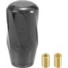 A ABSOPRO Pomello Del Cambio 10cm Nero 1pc Per Auto E Manuali In Acrilico | Dimensione 10x4.7cm, Adattatori M8x1.25 E M10x1.25, Per Veicoli Automatici E Manuali (Senza Pulsante), Installazione Facile