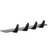 HETEVSCCK Diffusore Paraurti Posteriore Per VW Per Golf MK7.5 GTI TCR 2017-2020, Spoiler A Lama Nero Lucido, Cornice Posteriore HETEVSCCK