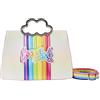 LOUNGEFLY LISA FRANK - BORSA A TRACOLLA - RAINBOW CLOUD HANDLE CHAIN STRAP